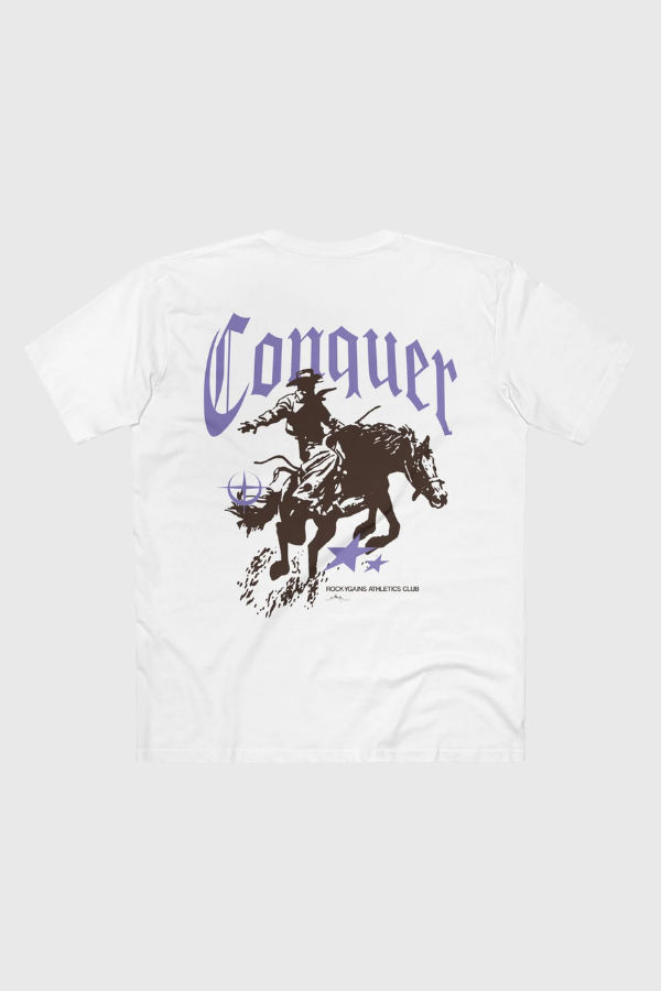 Conquer - Graphic T-Shirt | Purple