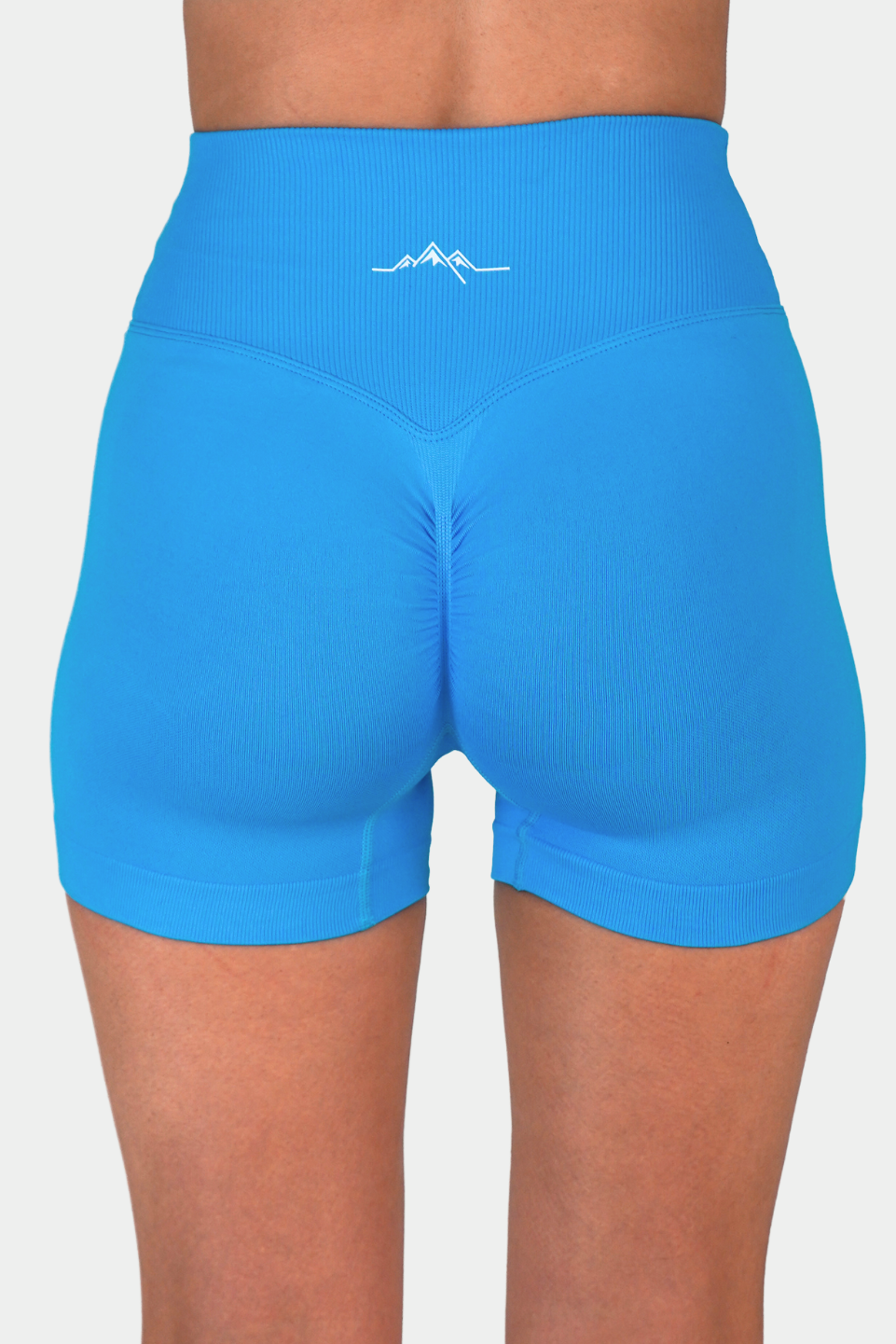 Aero V-Band Scrunch Shorts - Deep Sky Blue
