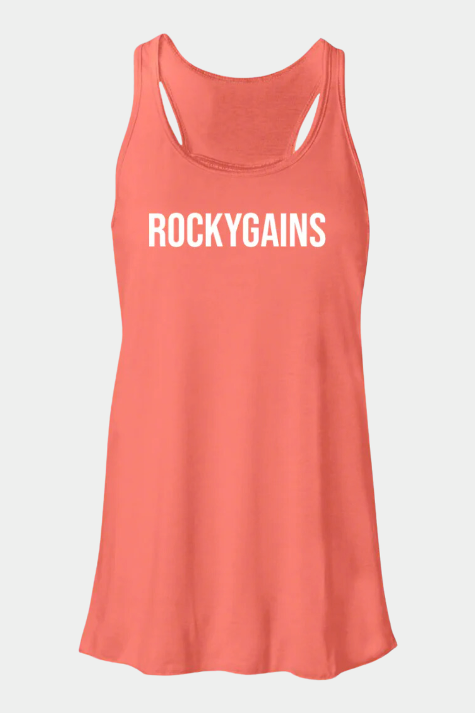 Flowy Racerback Tank - Coral