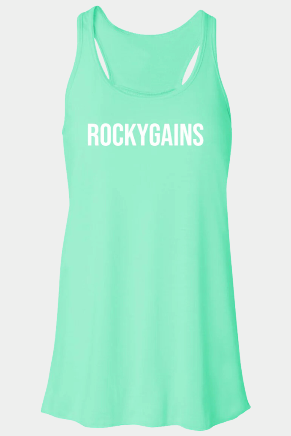 Flowy Racerback Tank - Mint