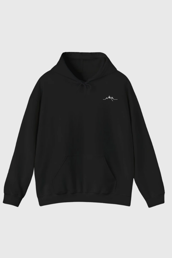 Will Over Luck | Heavy-Blend Hoodie - Black/Teal