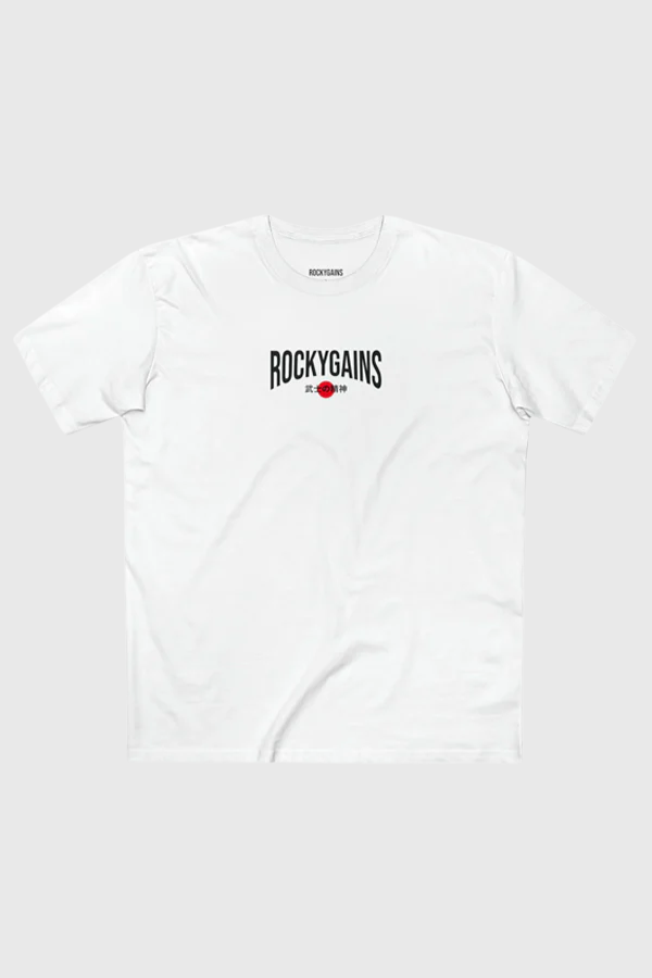 Samurai Spirit - White Graphic T-Shirt