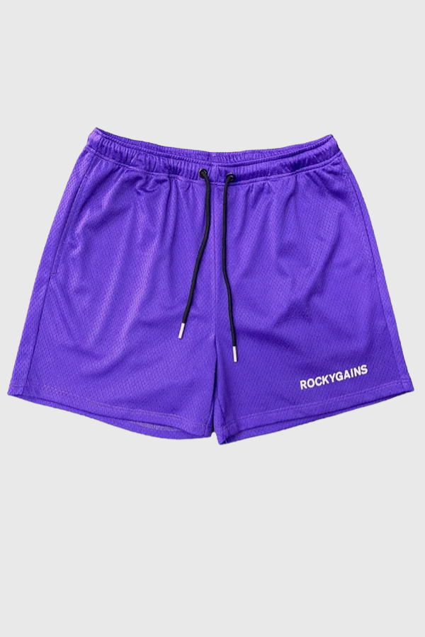 Mesh Shorts - Purple – RockyGains