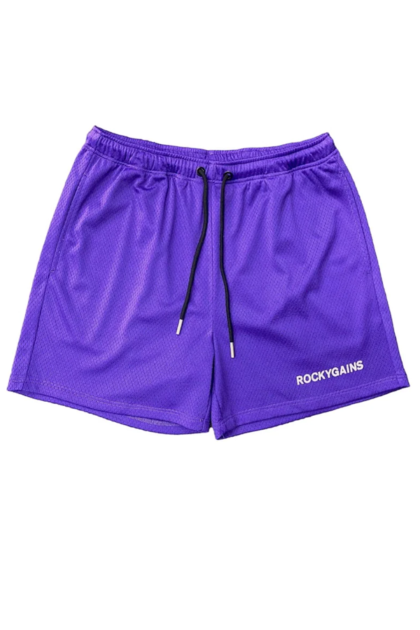 RockyGains Mesh Shorts Purple 2XL