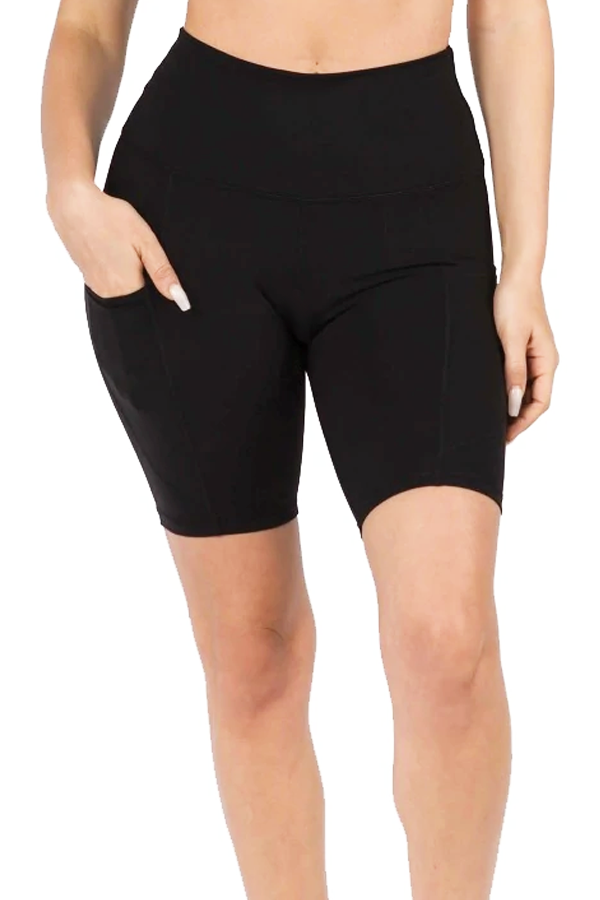 Elite Biker Shorts - Black