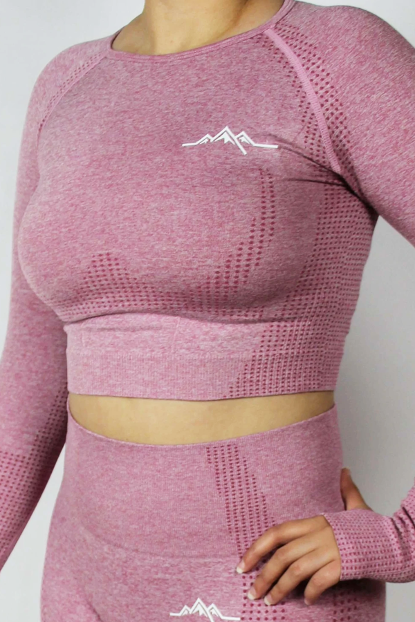 Sierra Crop Top - Pink