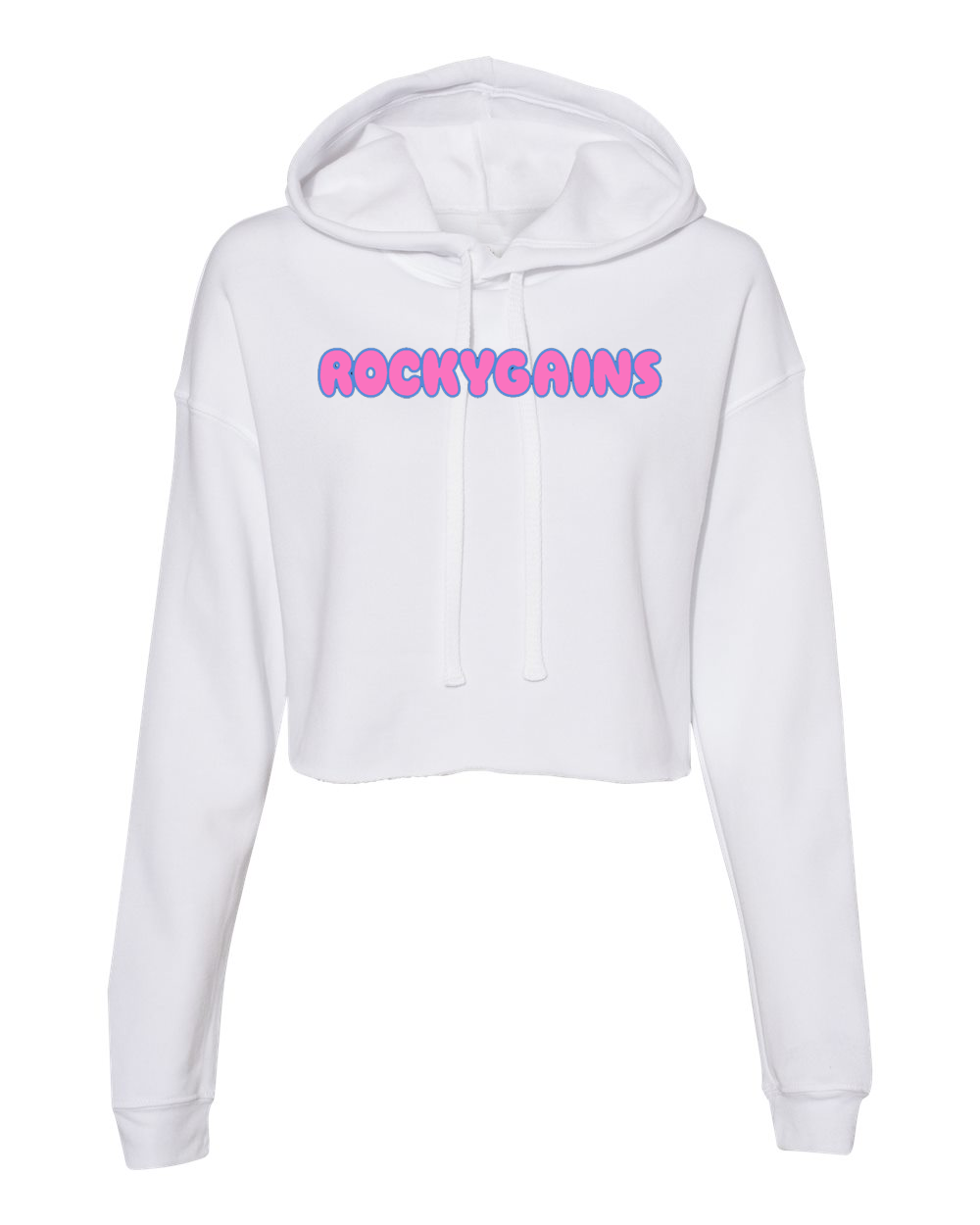 Cute gym crop hoodie