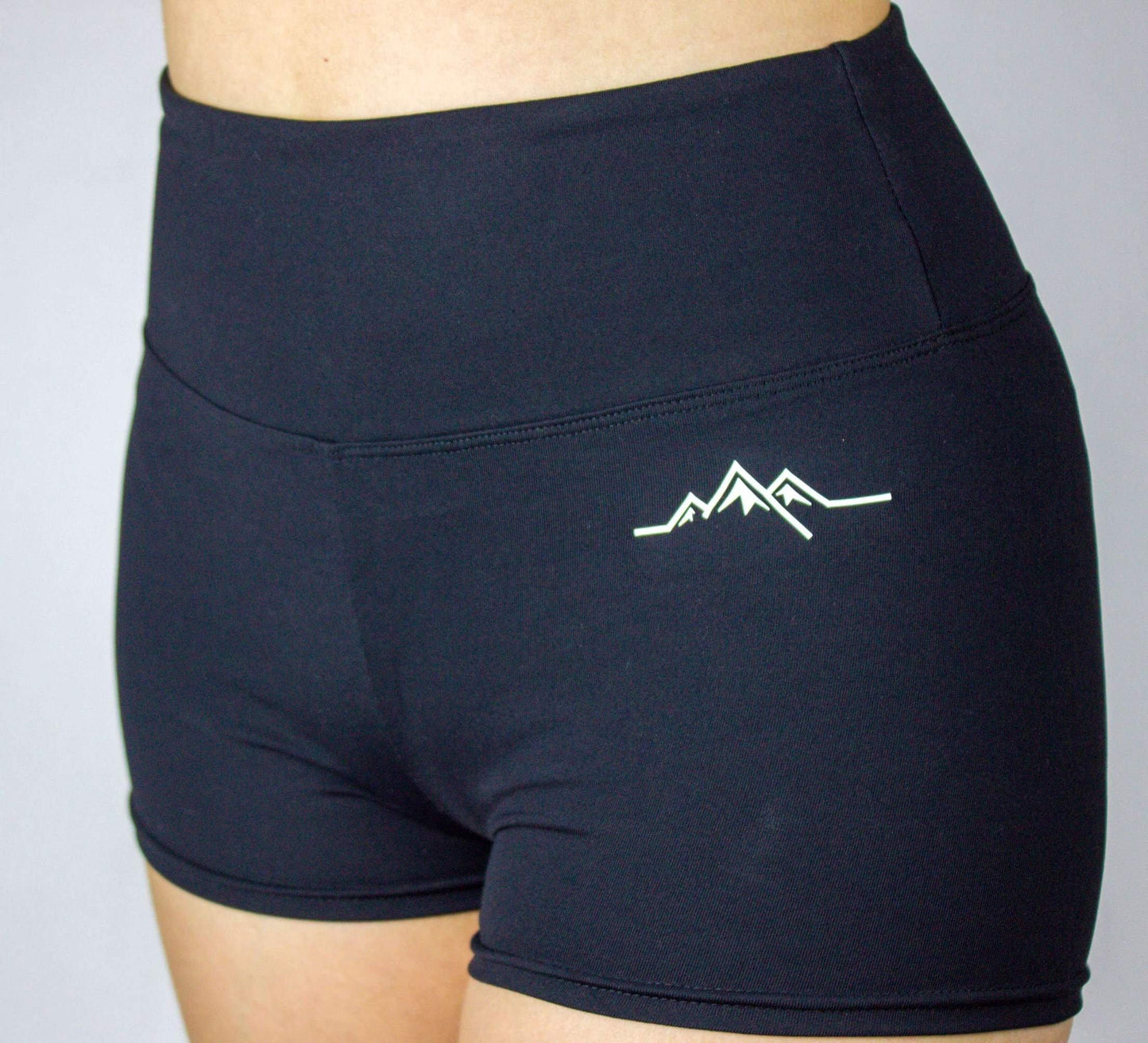 Booty Scrunch Shorts - Black - RockyGains