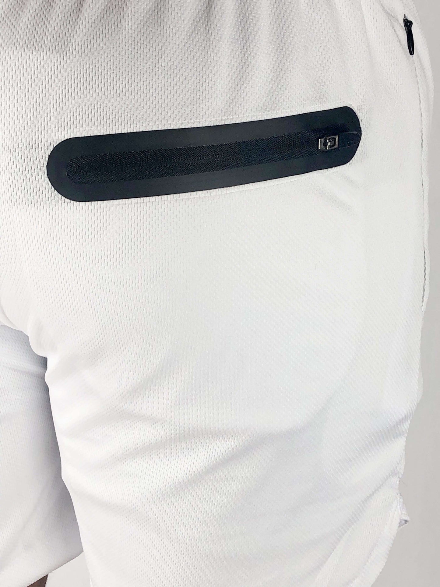 Premium Shorts w/ Compression - White - RockyGains