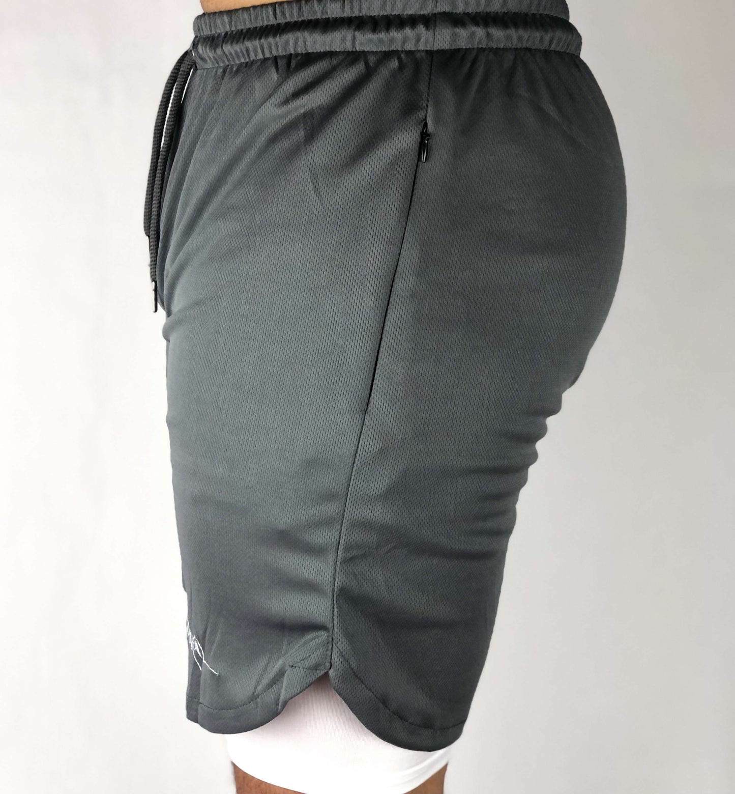 Premium Shorts w/ Compression - Gray - RockyGains