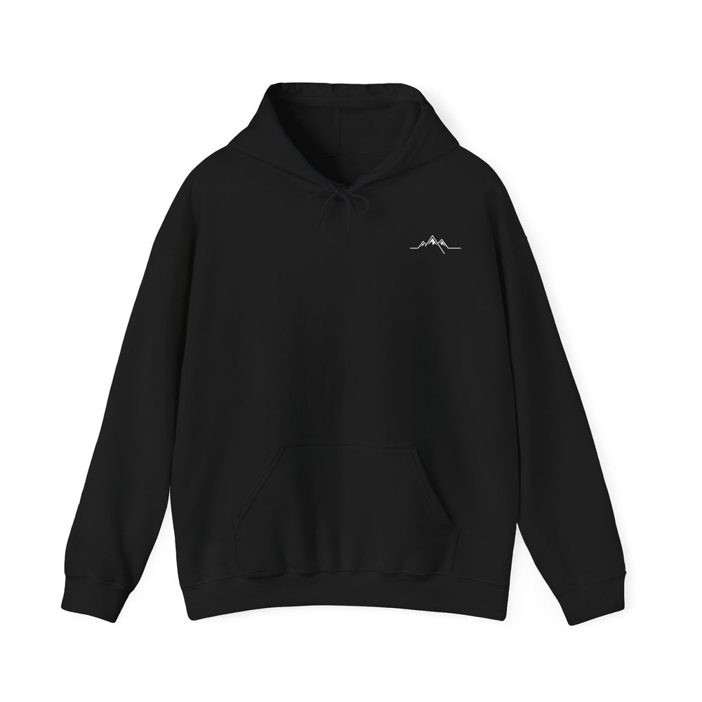Forget luck | Heavy-Blend Hoodie - Black/Teal