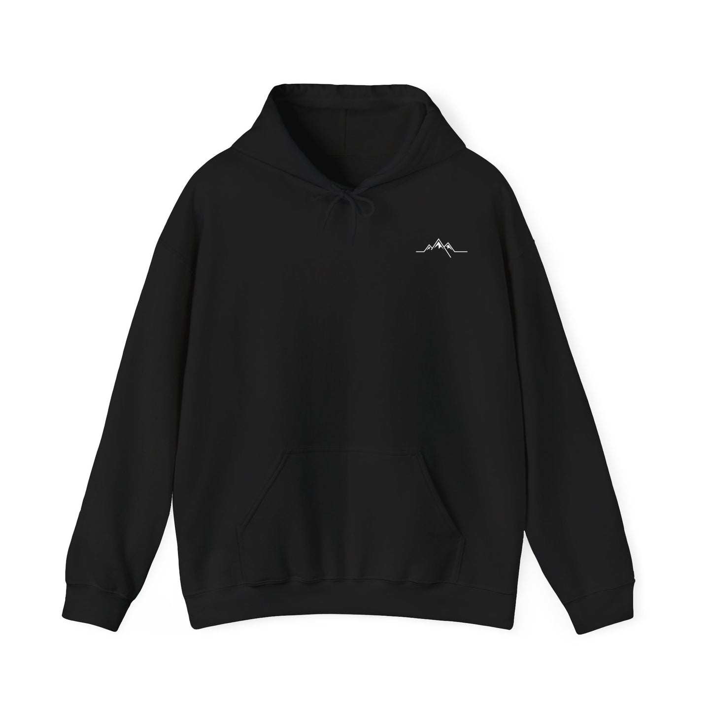Forget luck | Heavy-Blend Hoodie - Black/Teal