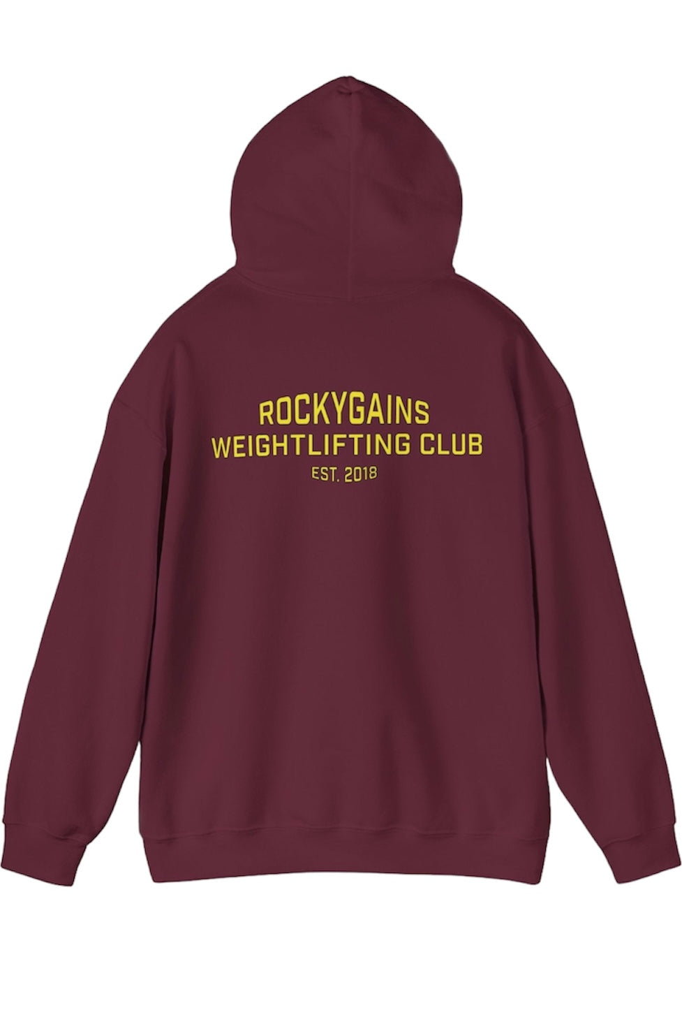 "Weightlifting Club" Heavy-Blend Hoodie - Maroon