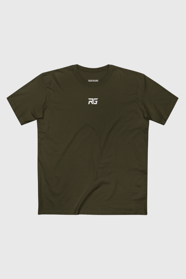 Minimal RG Tee - Army Green | Comfortable Everyday Wear