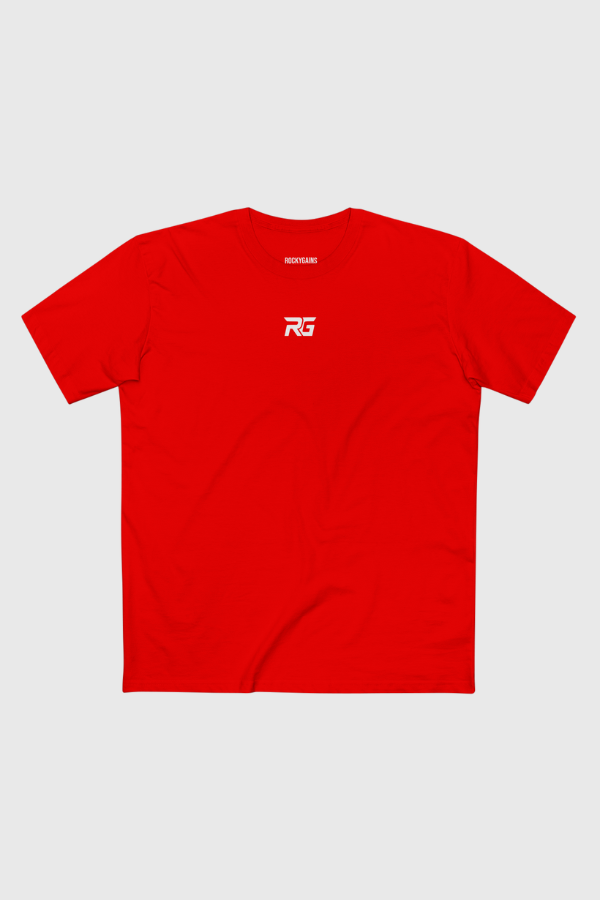 Minimal RG Tee - Red | Comfortable Everyday Wear