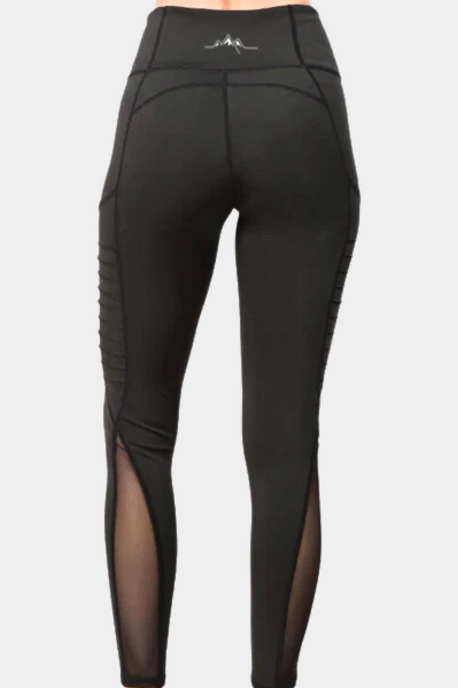 
                  
                    Moto Elite Ribbed Leggings - Black
                  
                