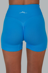 Aero V-Band Scrunch Shorts - Deep Sky Blue