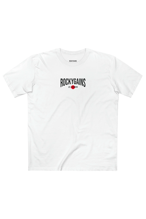 Samurai Spirit - White Graphic T-Shirt