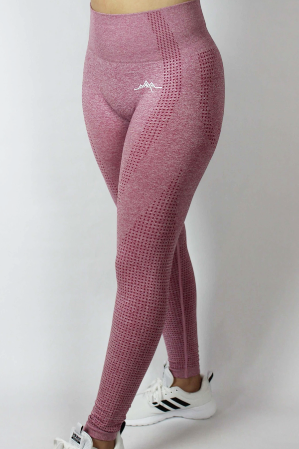 Pink seamless leggings