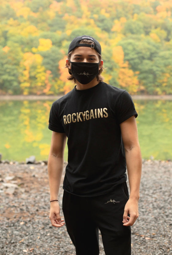 RockyGains Logo Face Mask